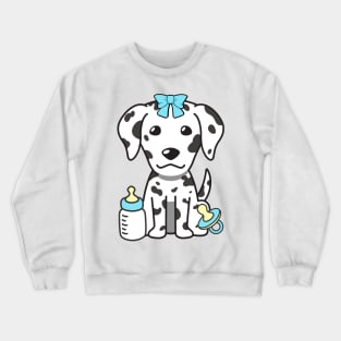 Cute dalmatian is a baby Crewneck Sweatshirt